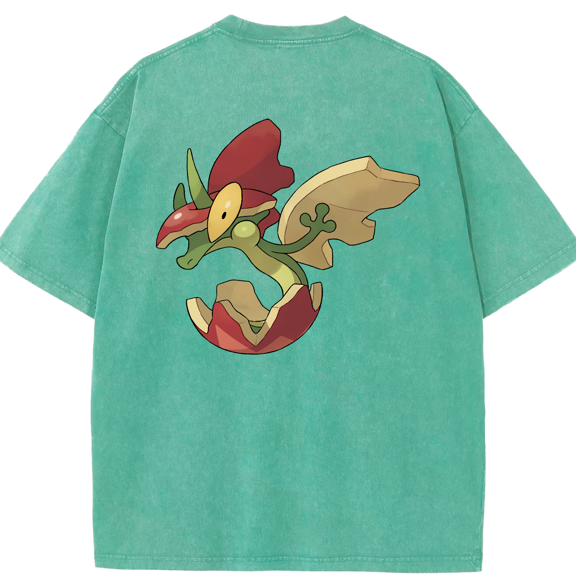 （画像用） ポケットモンスター Pokémon 綿100% ヴィンテージ風 半袖Tシャツ（背面プリント）